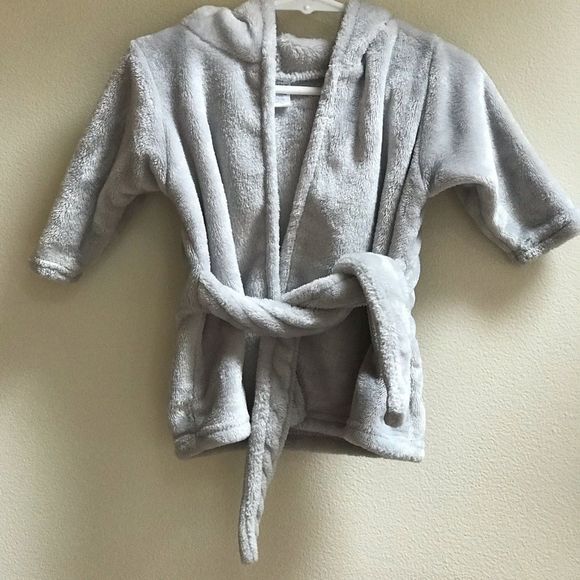Plush baby bathrobe - Picture 4 of 6